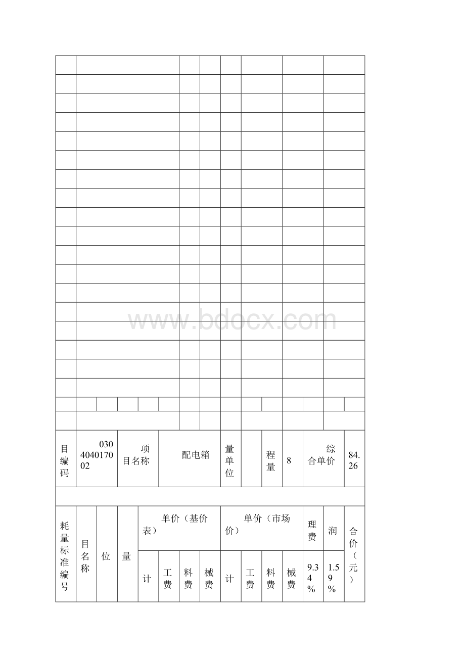 综合单价分析表Word下载.docx_第3页