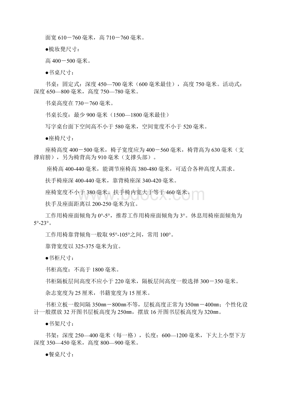 家具常用尺寸大全文档格式.docx_第3页