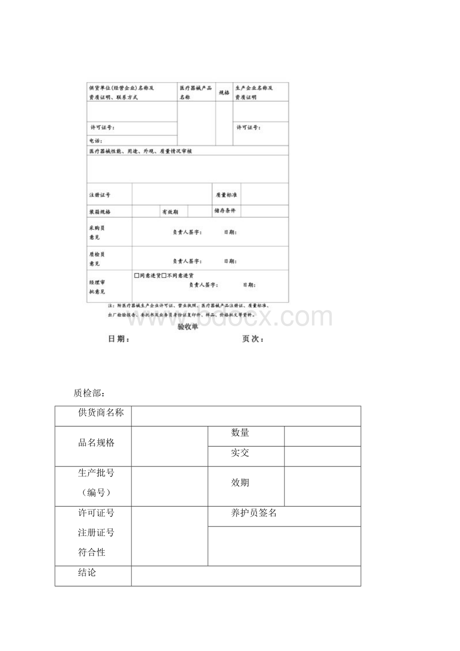 医疗器械经营企业记录表格完整版本.docx_第2页