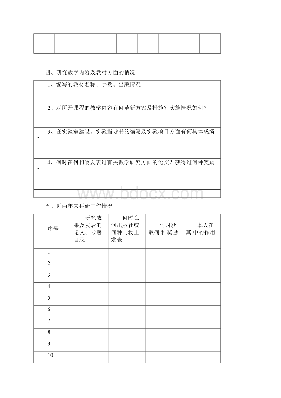 甘肃省高等学校青年教师成才奖申报表Word文档下载推荐.docx_第3页