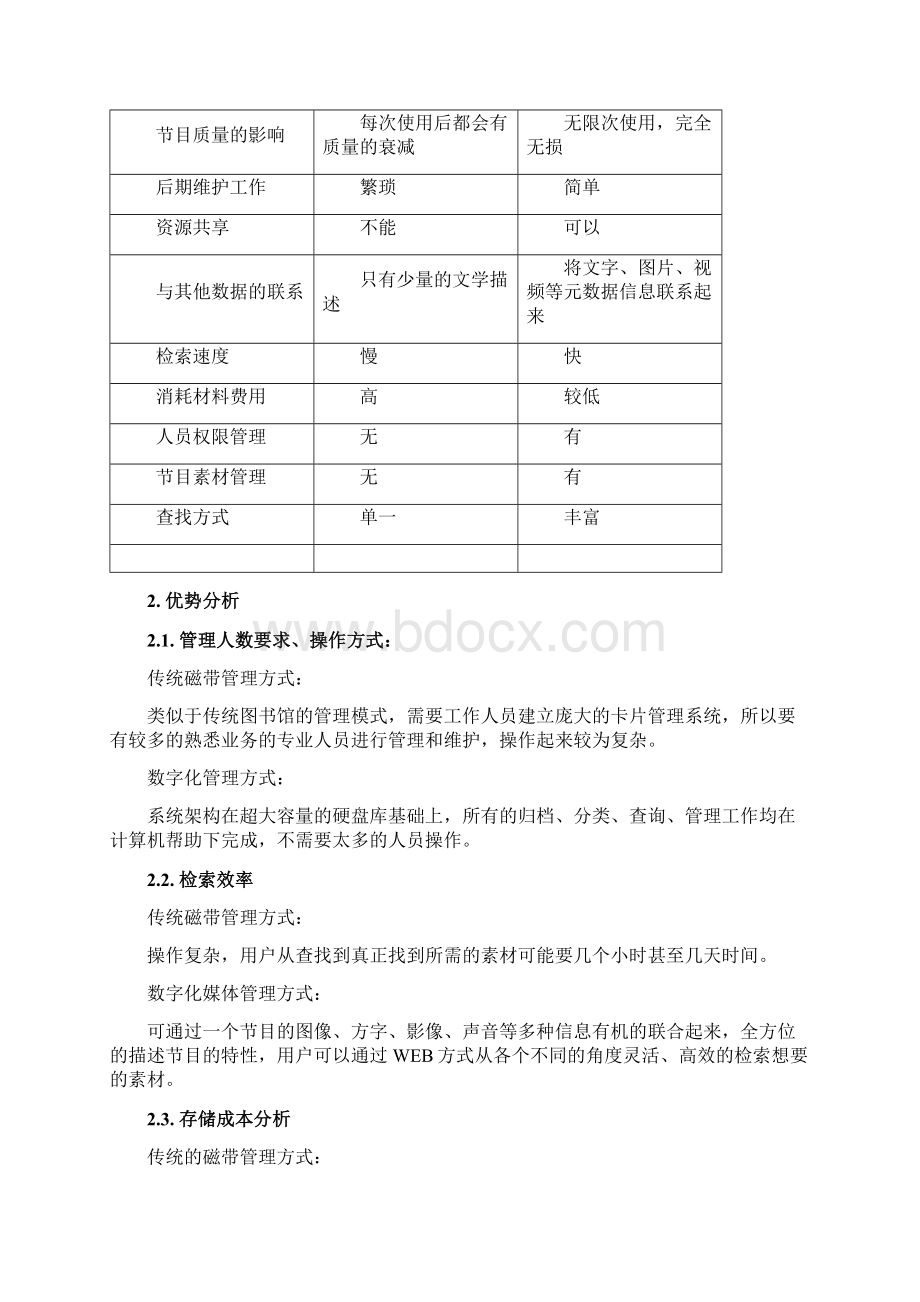 中小规模媒体资产管理系统设计方案汇编Word文件下载.docx_第3页