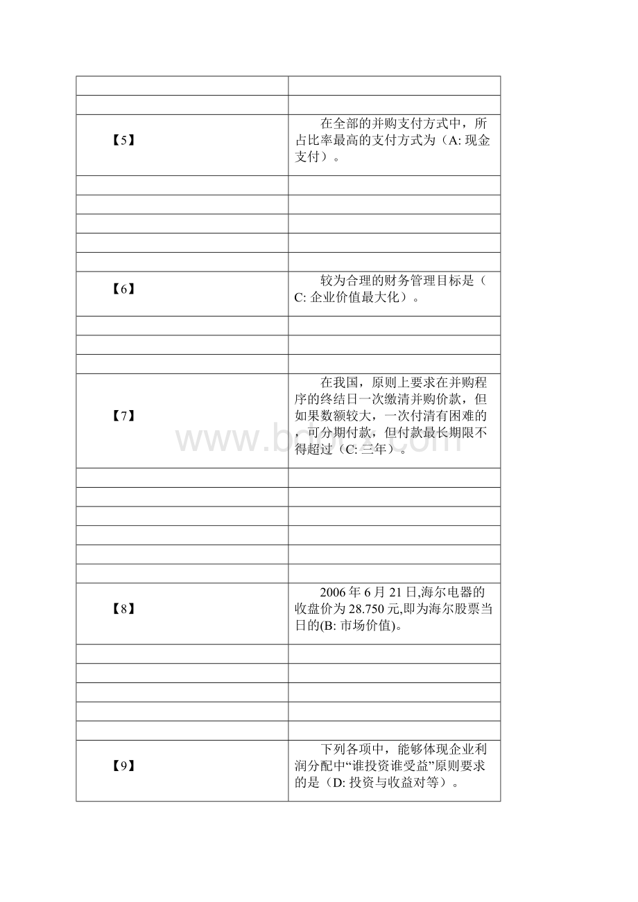 东财财务管理在线作业复习课程.docx_第2页