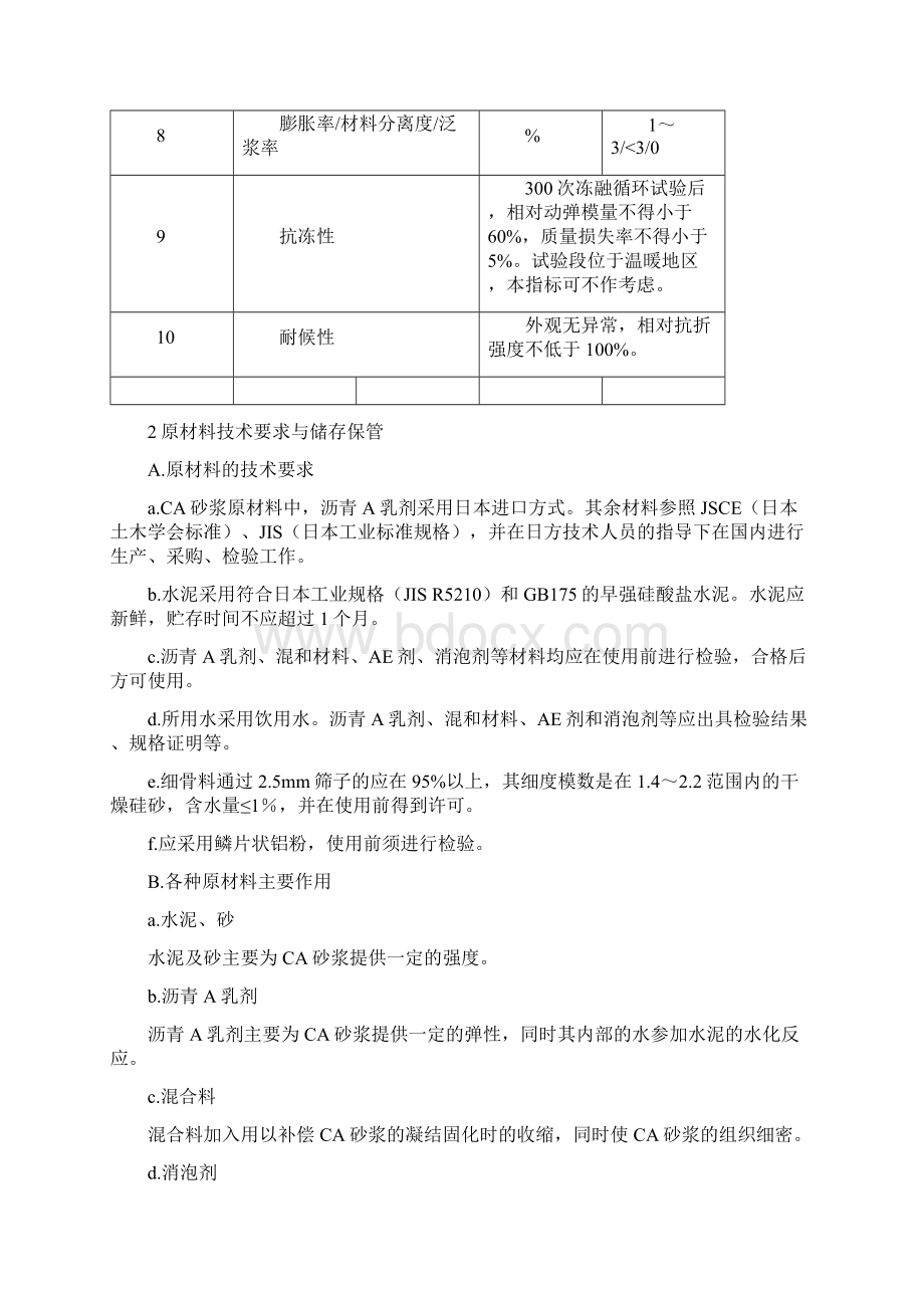 CA砂浆配制与灌注施工文档格式.docx_第2页