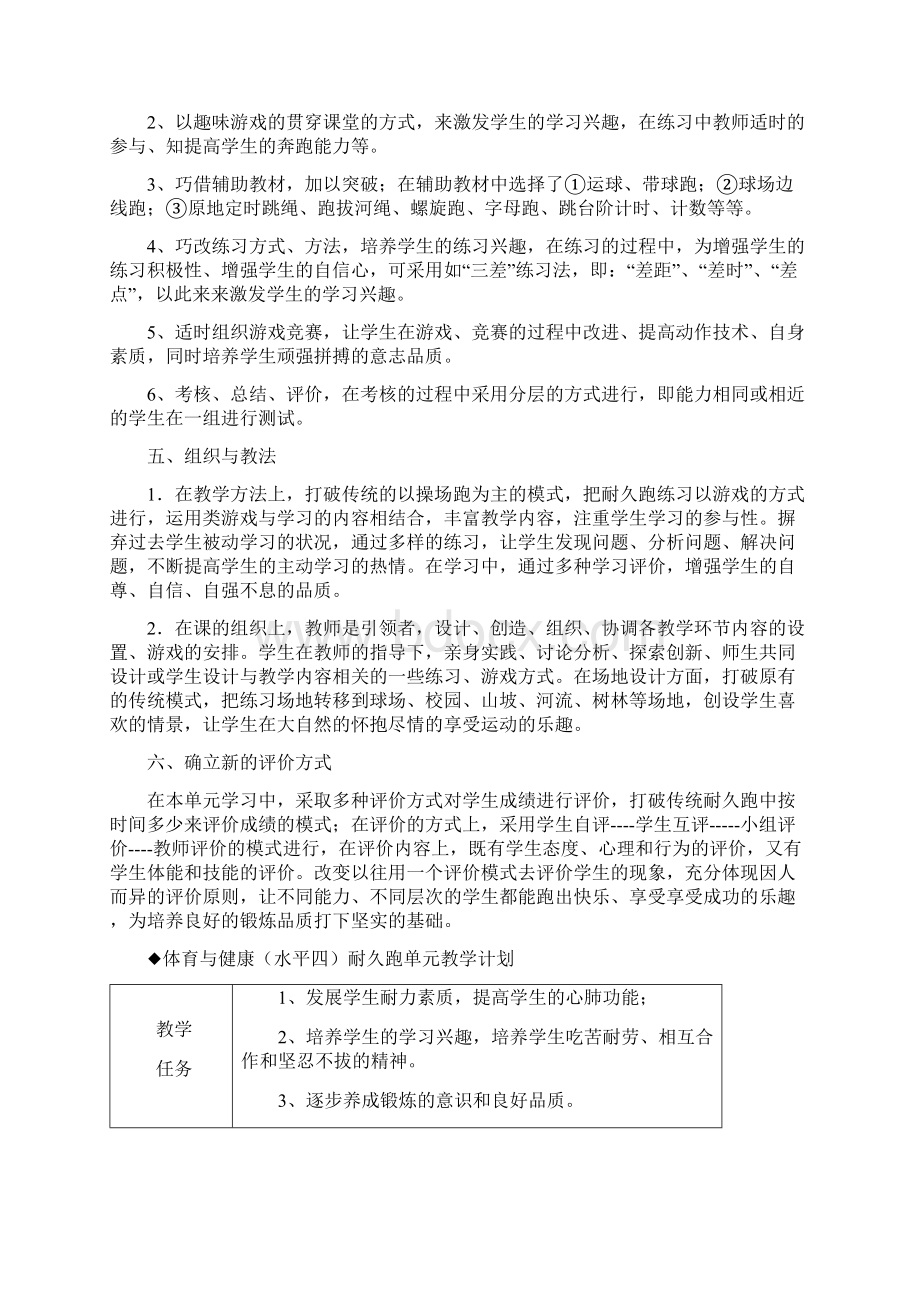 耐久跑单元教学设计.docx_第2页