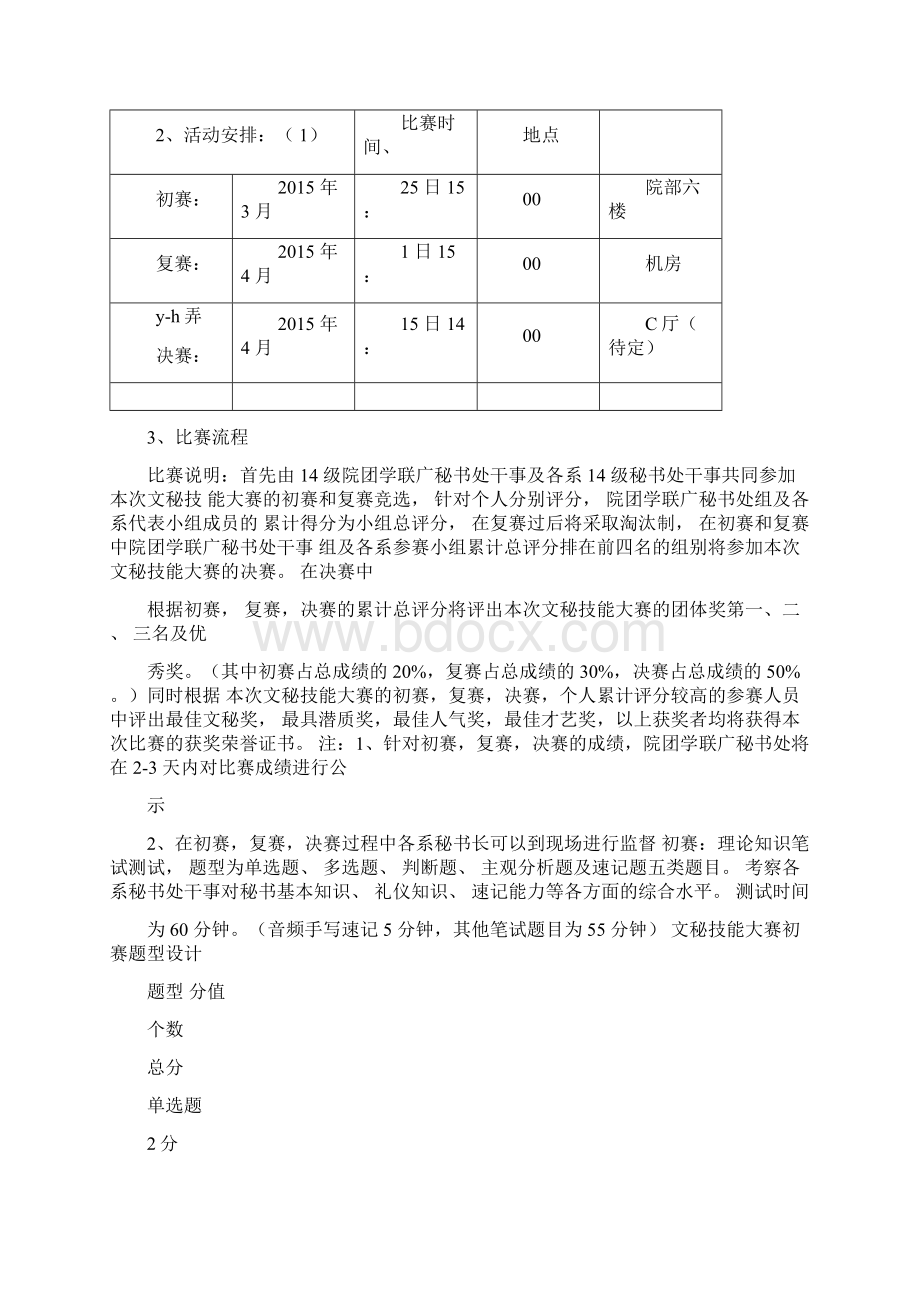 文秘技能大赛策划书教程文件文档格式.docx_第2页