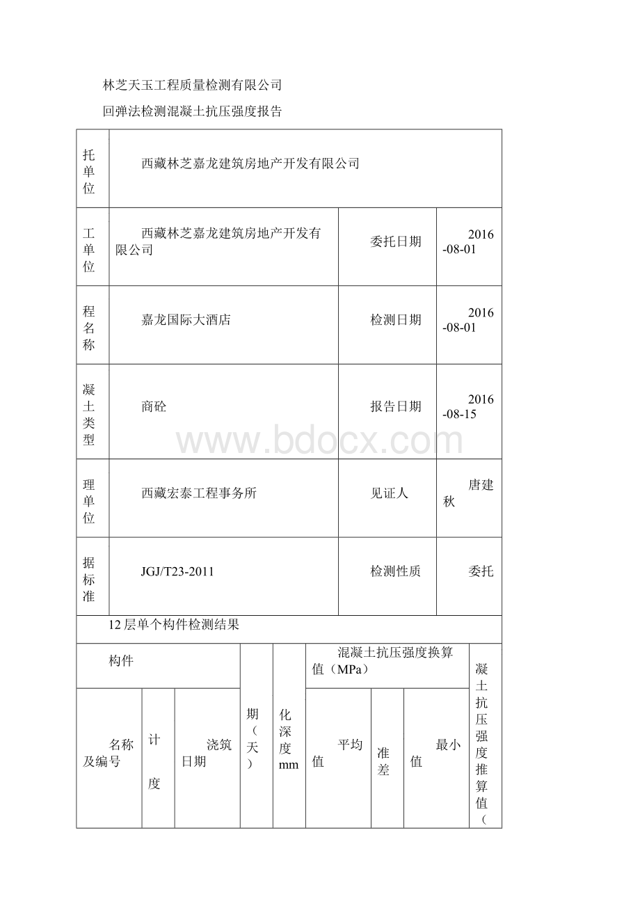 回弹法检测混凝土强度检测报告文库.docx_第3页