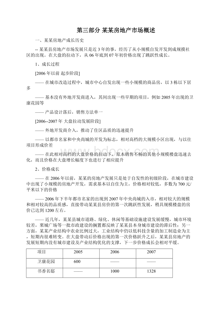 某房地产开发地块项目可行性研究报告完美精编Word下载.docx_第3页