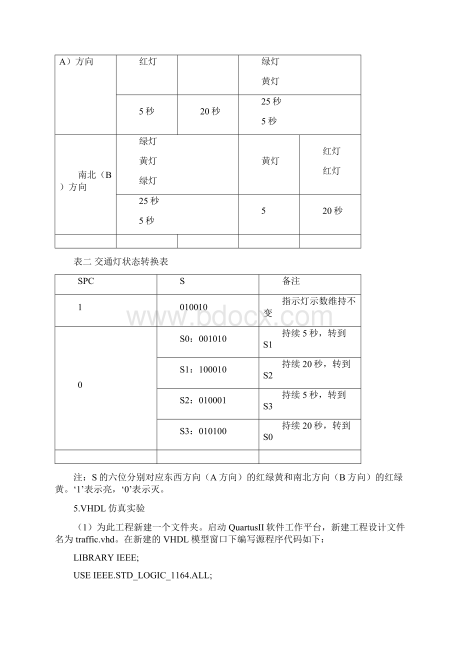 FPGA交通灯控制程序设计.docx_第2页