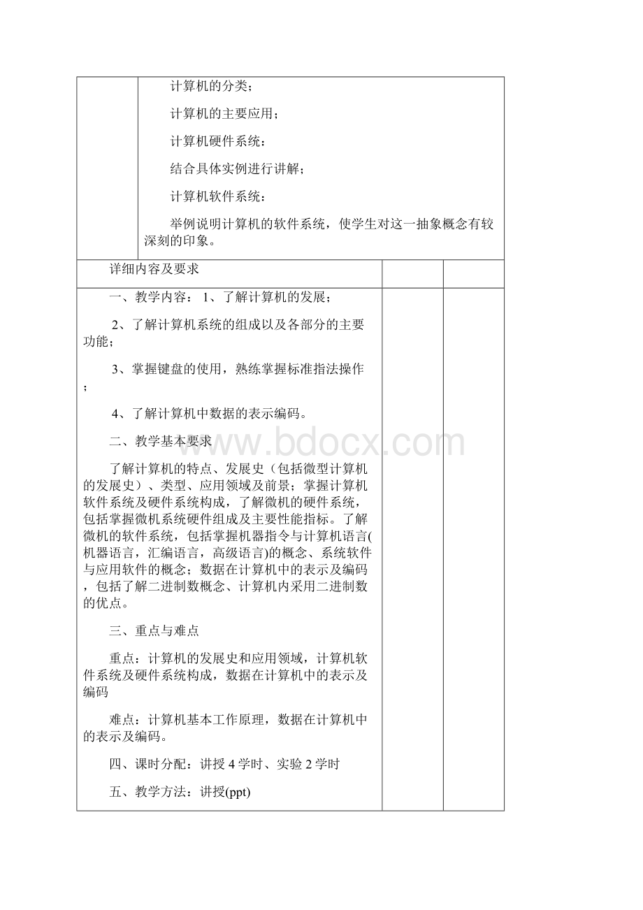 大学计算机基础教案.docx_第2页