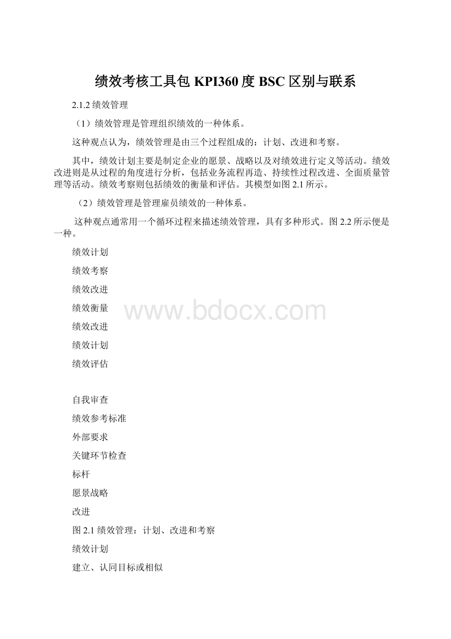 绩效考核工具包KPI360度BSC区别与联系.docx_第1页