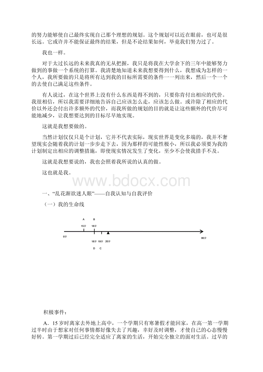 职业生涯规划书一万字超值版精选.docx_第3页