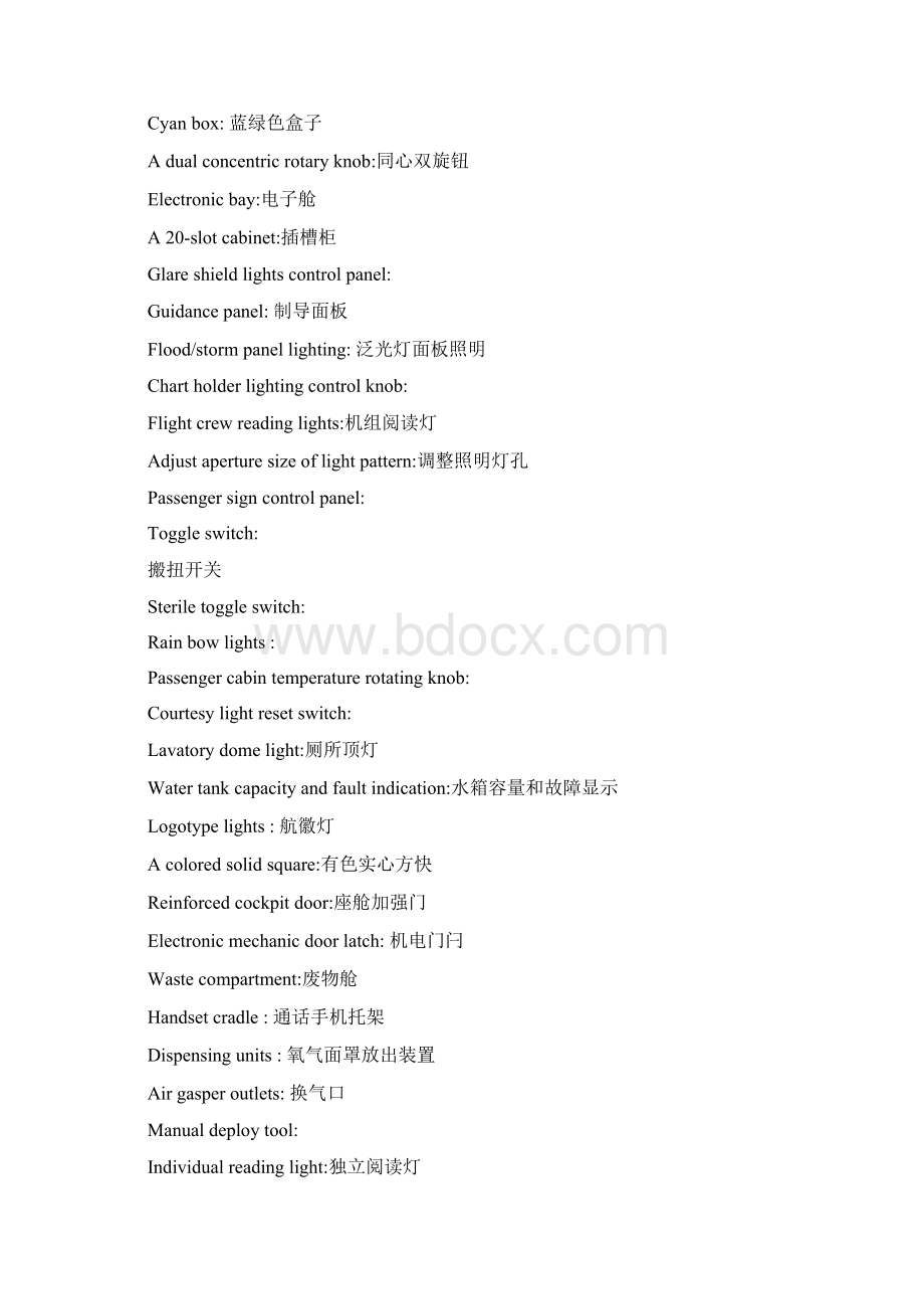 完整版民航专业英语词汇Word文档格式.docx_第3页