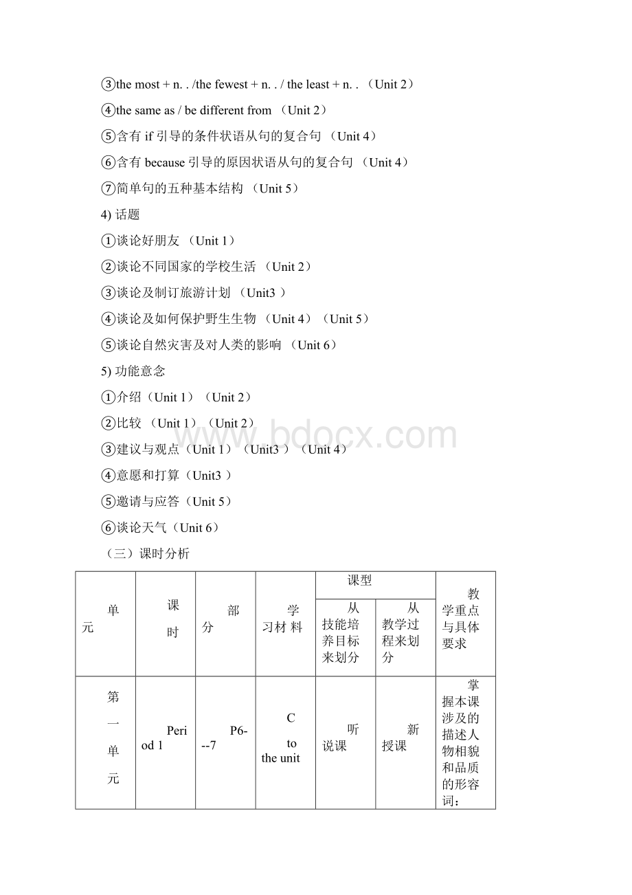 八年级英语上册 教材分析 牛津译林版.docx_第3页