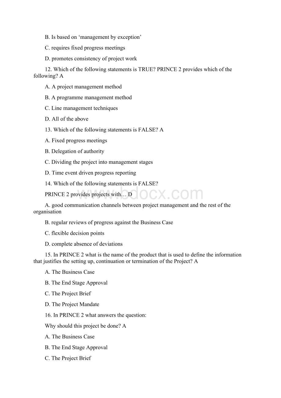 Prince 2 题库.docx_第3页