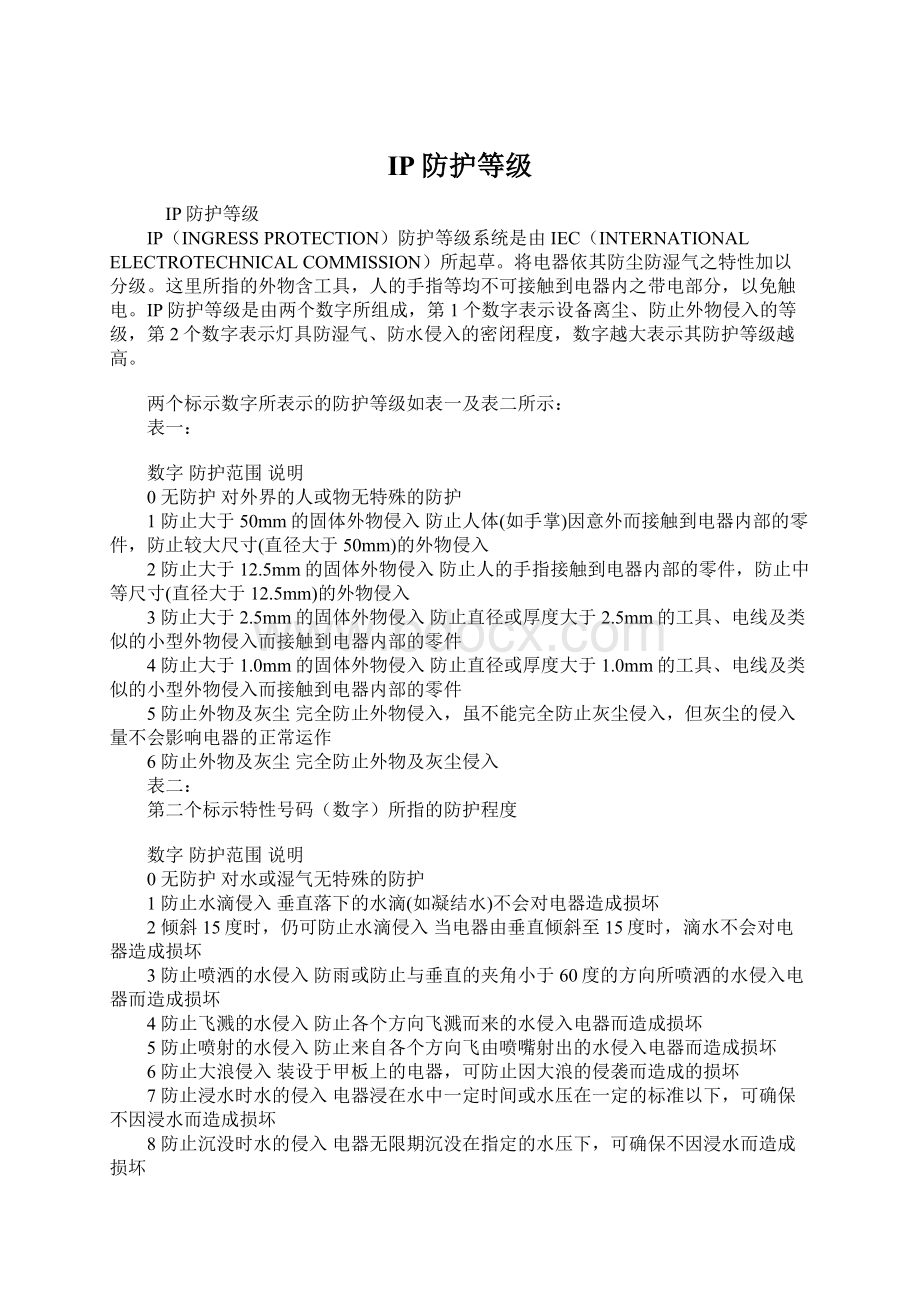 IP防护等级Word文件下载.docx