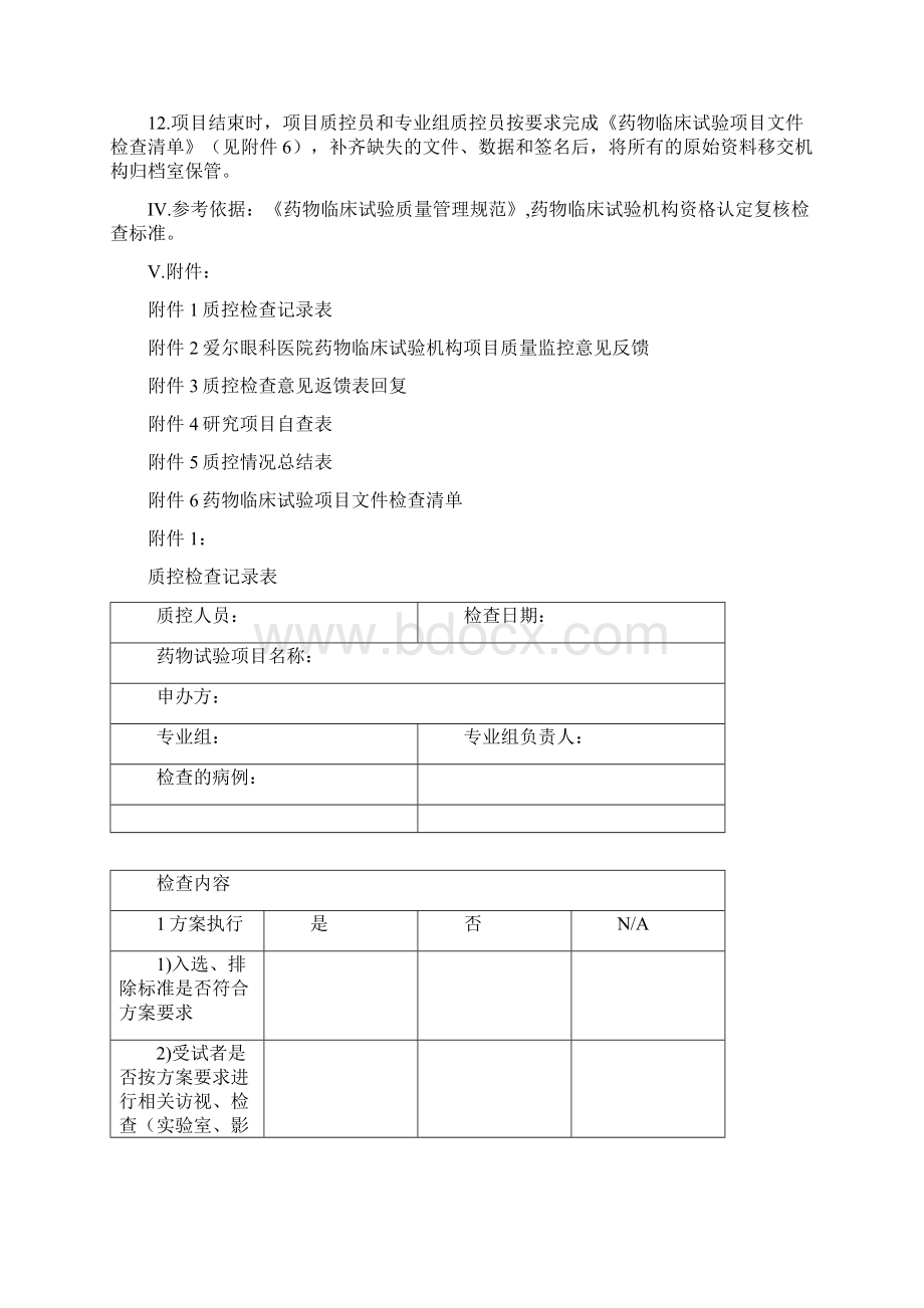 药物临床试验高质量控制SOP46271.docx_第2页