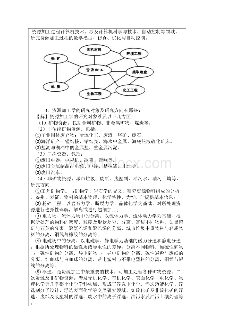 《资源加工学》课后习题答案xdoc.docx_第3页