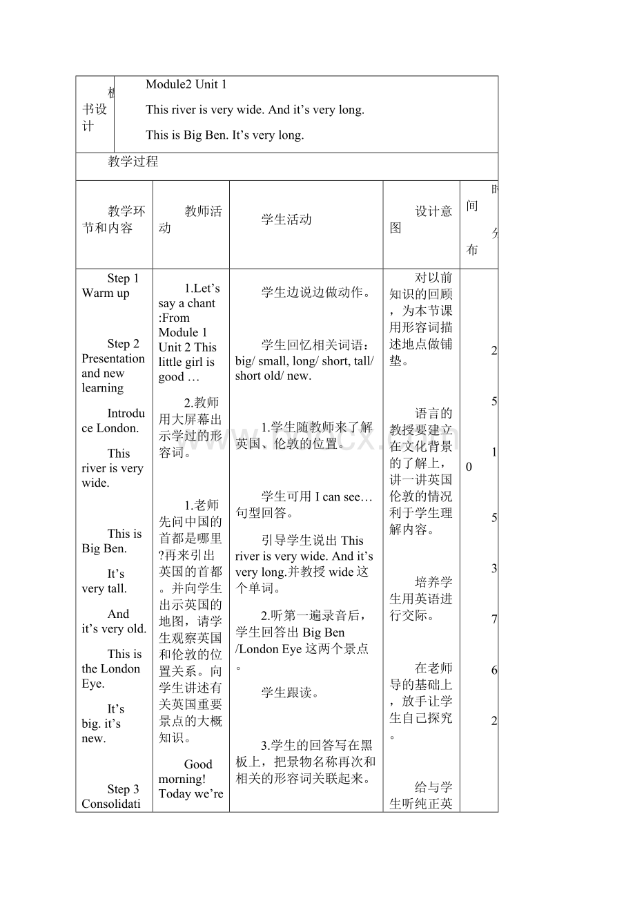 最新外研版三年级下册教案Module2.docx_第2页