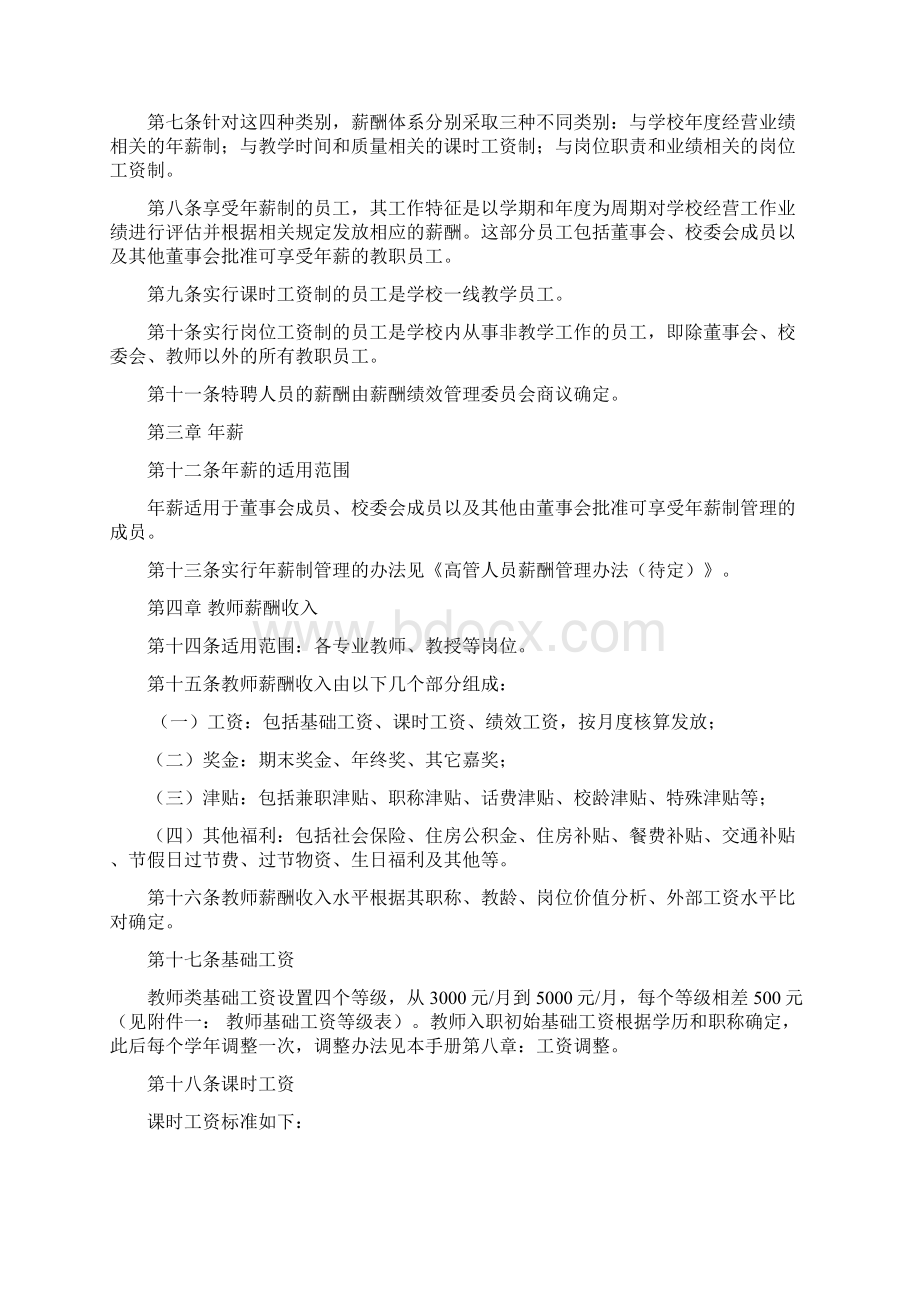 大学薪酬福利制度全套文档格式.docx_第2页