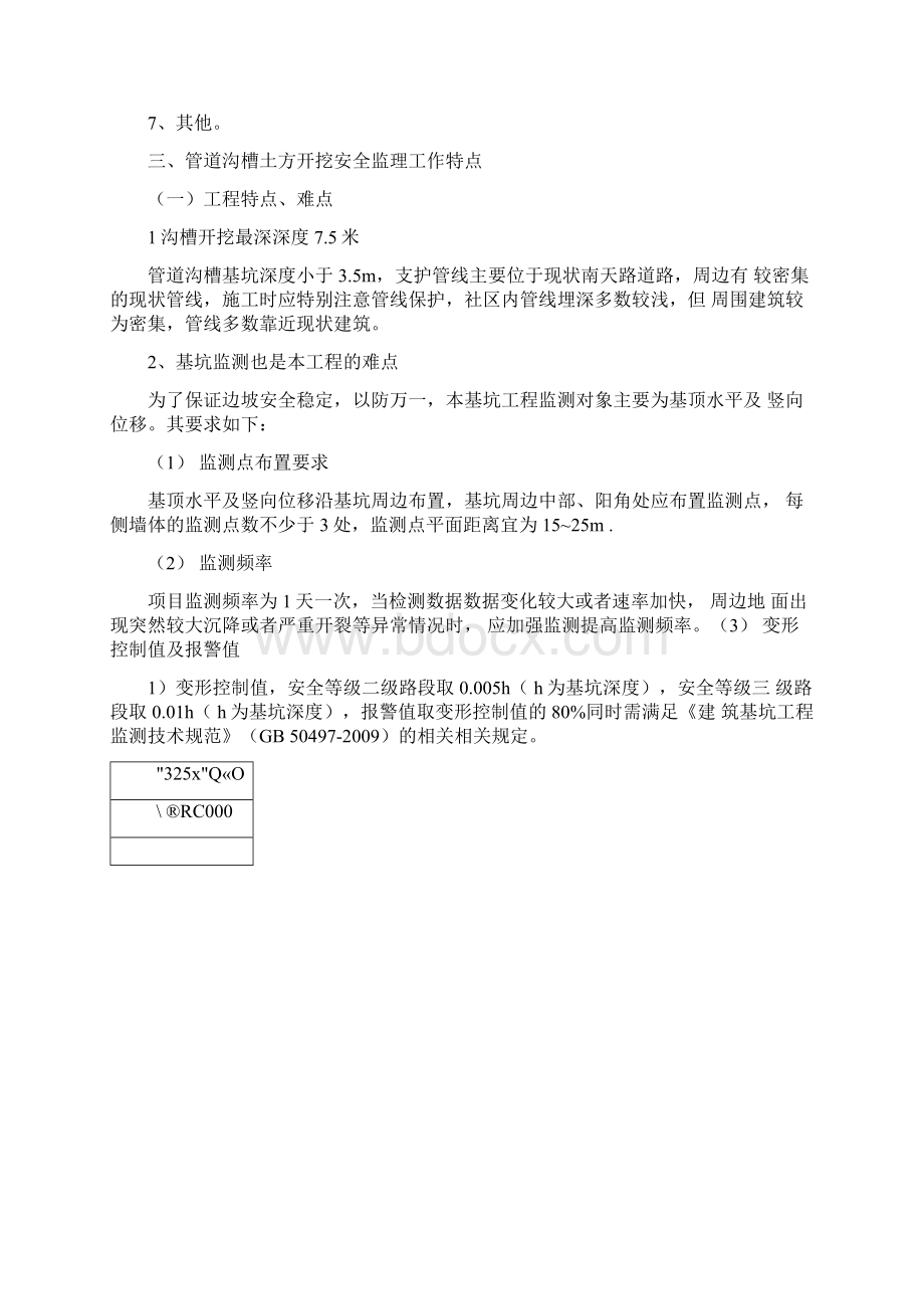 开屏路管道沟槽土方开挖工程专项安全监理实施细则.docx_第2页