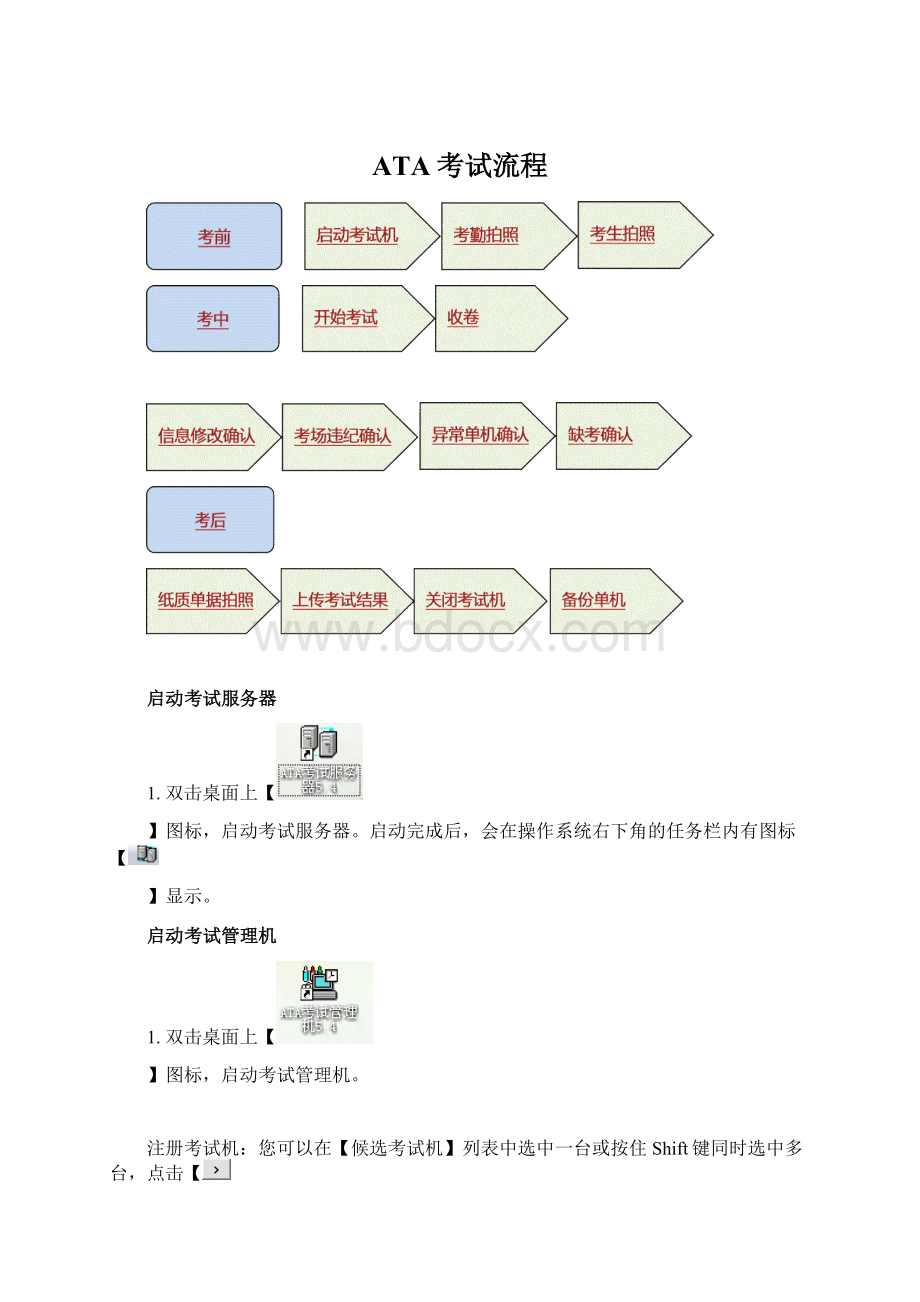 ATA考试流程.docx