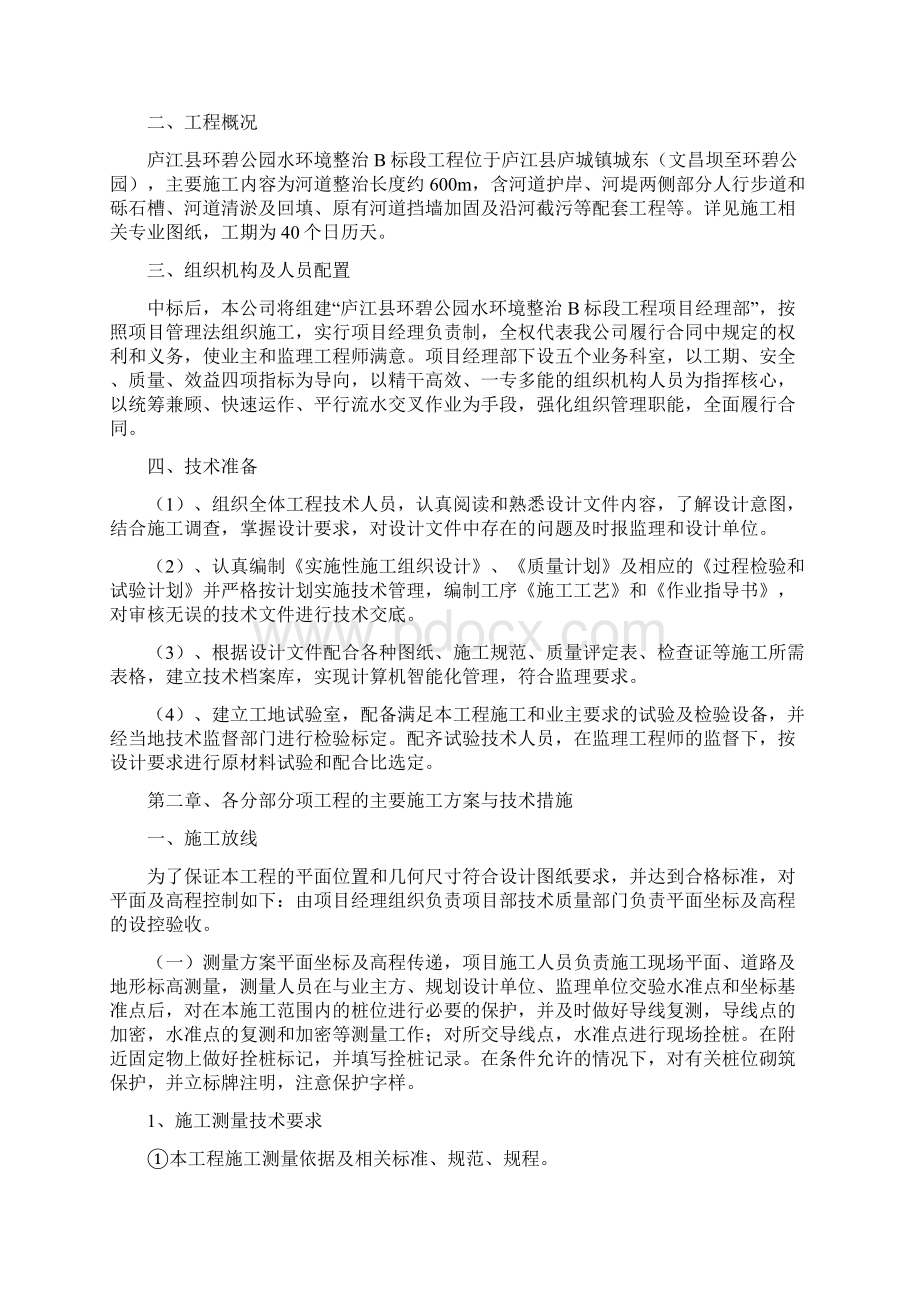 最新版公园水整治项目施工方案B.docx_第2页