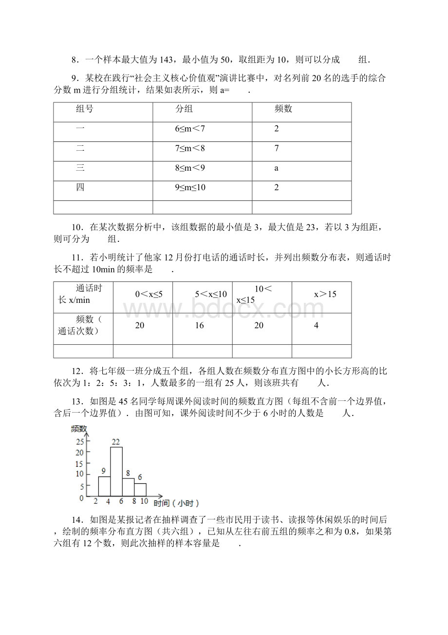 人教版初中数学七年级下册《102 直方图》同步练习卷含答案解析.docx_第2页