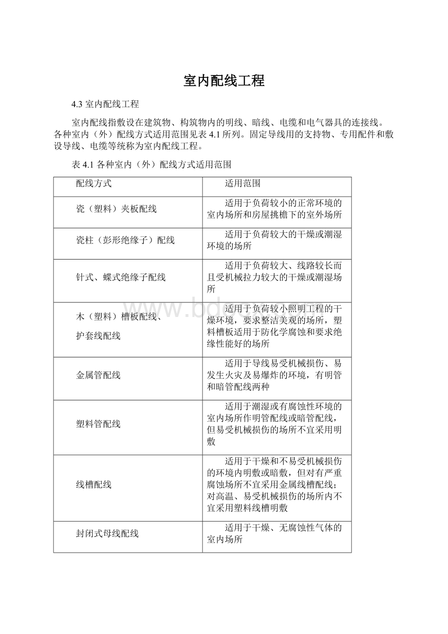 室内配线工程.docx