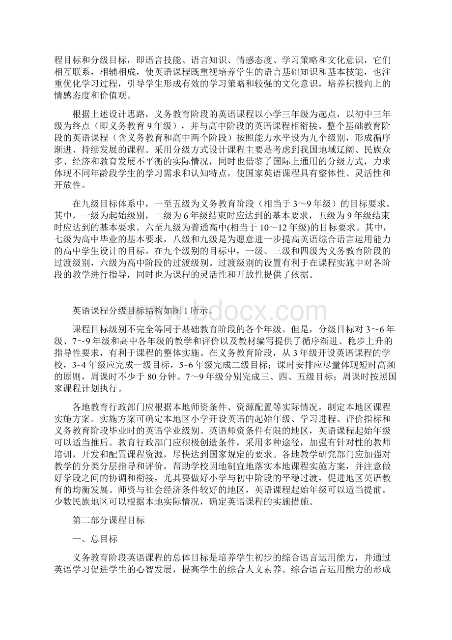 8A版初中英语新课程标准解读Word文档下载推荐.docx_第3页