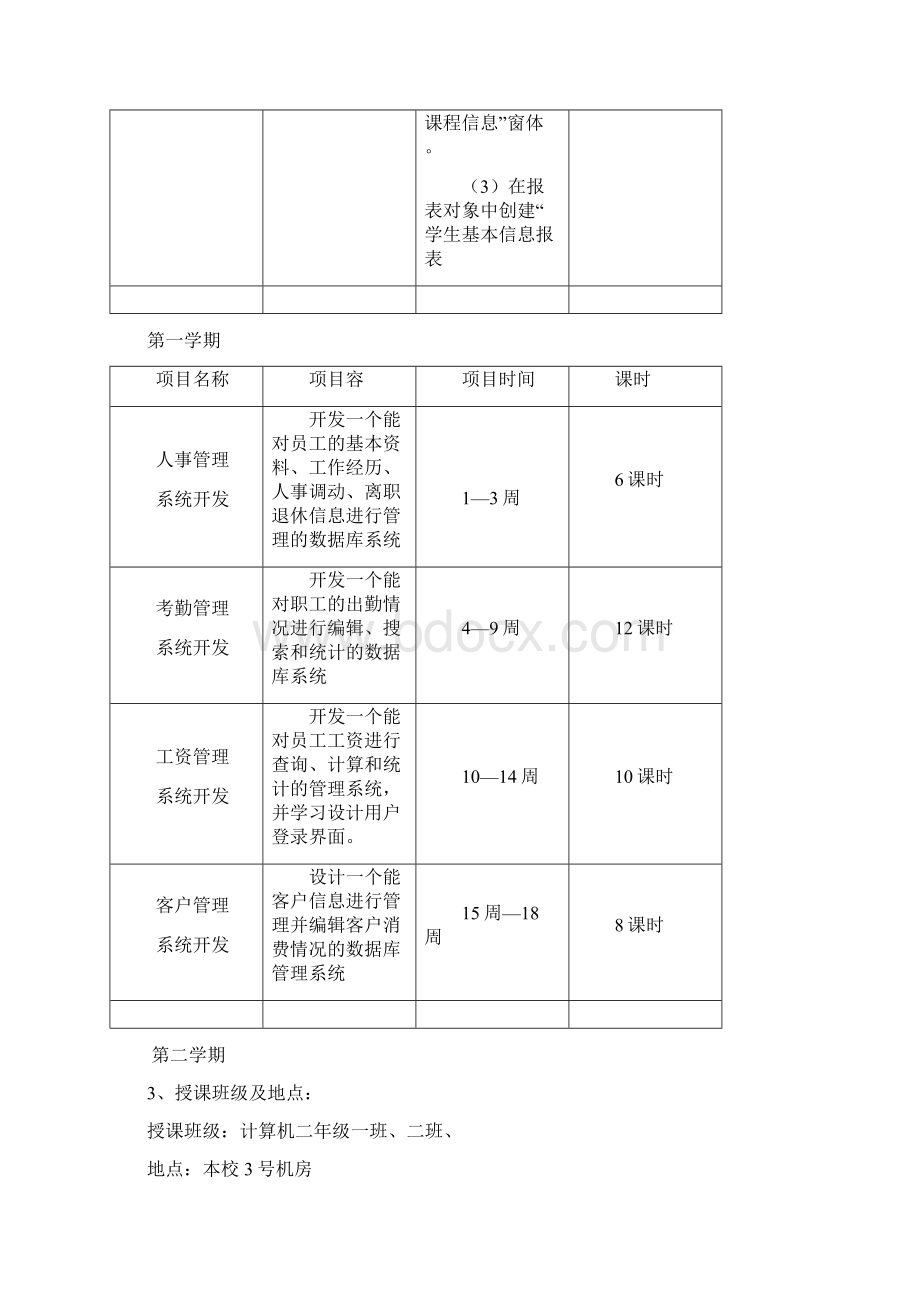 计算机专业项目教学计划.docx_第3页