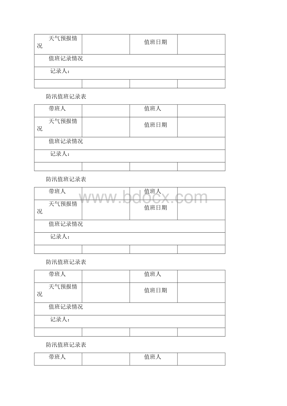 防汛值班记录表.docx_第3页