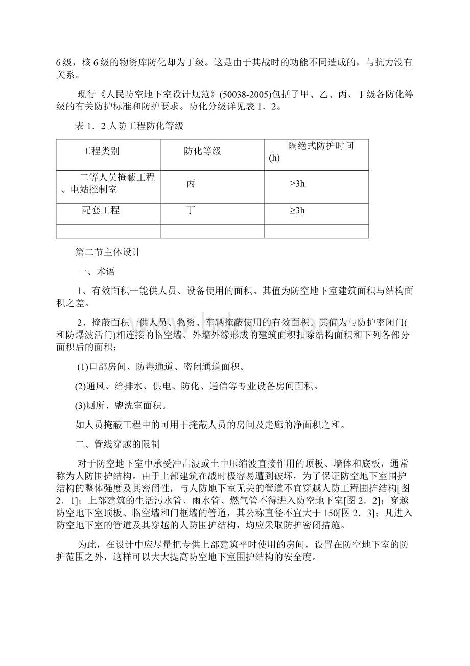 人民防空工程设计要点及常见问题完成Word下载.docx_第2页