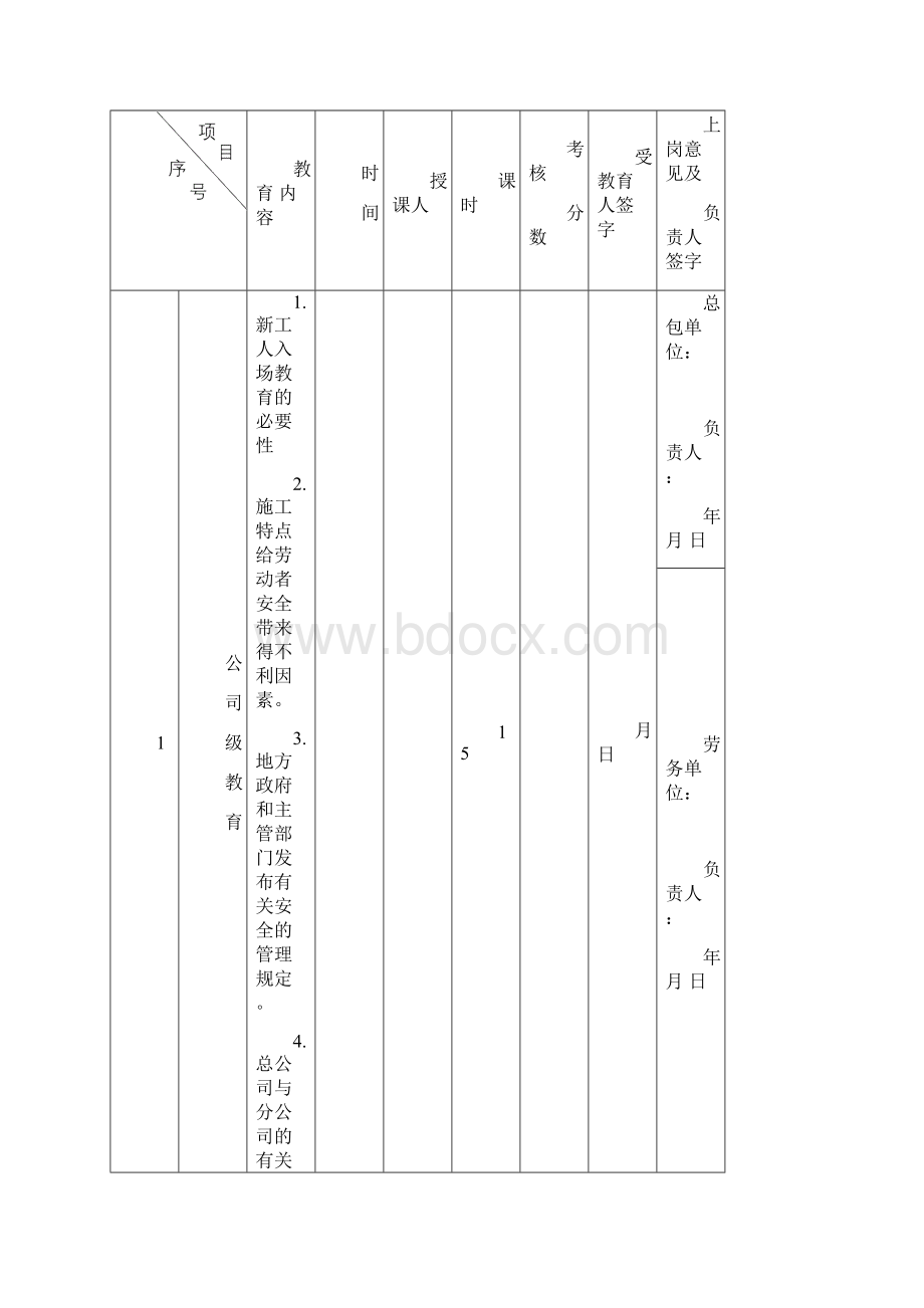 三级安全教育档案Word文档下载推荐.docx_第2页