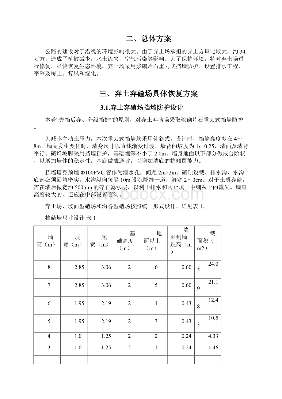 弃土场修复绿化方案Word文件下载.docx_第2页