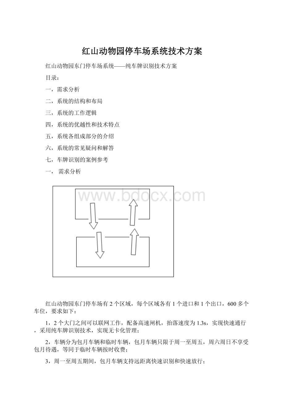 红山动物园停车场系统技术方案.docx_第1页