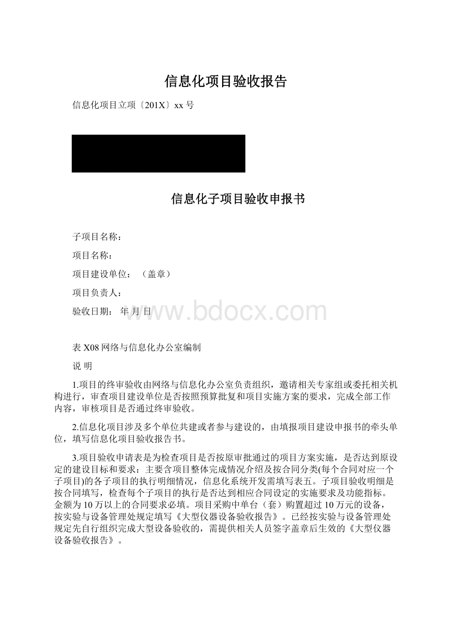 信息化项目验收报告.docx_第1页