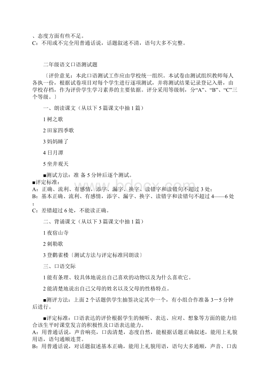 小学语文口语测试题.docx_第2页