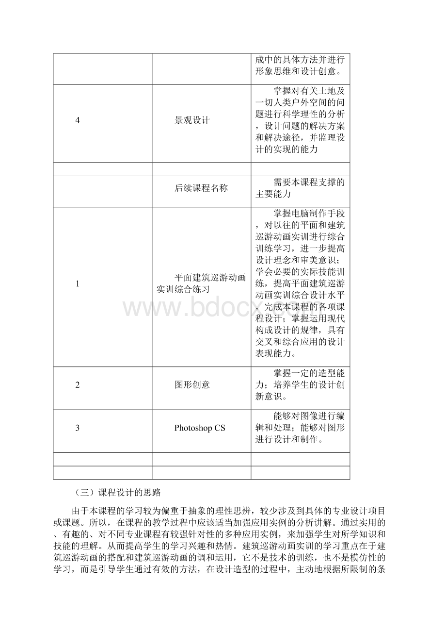 工程建筑巡游动画实训课程标准Word文件下载.docx_第2页