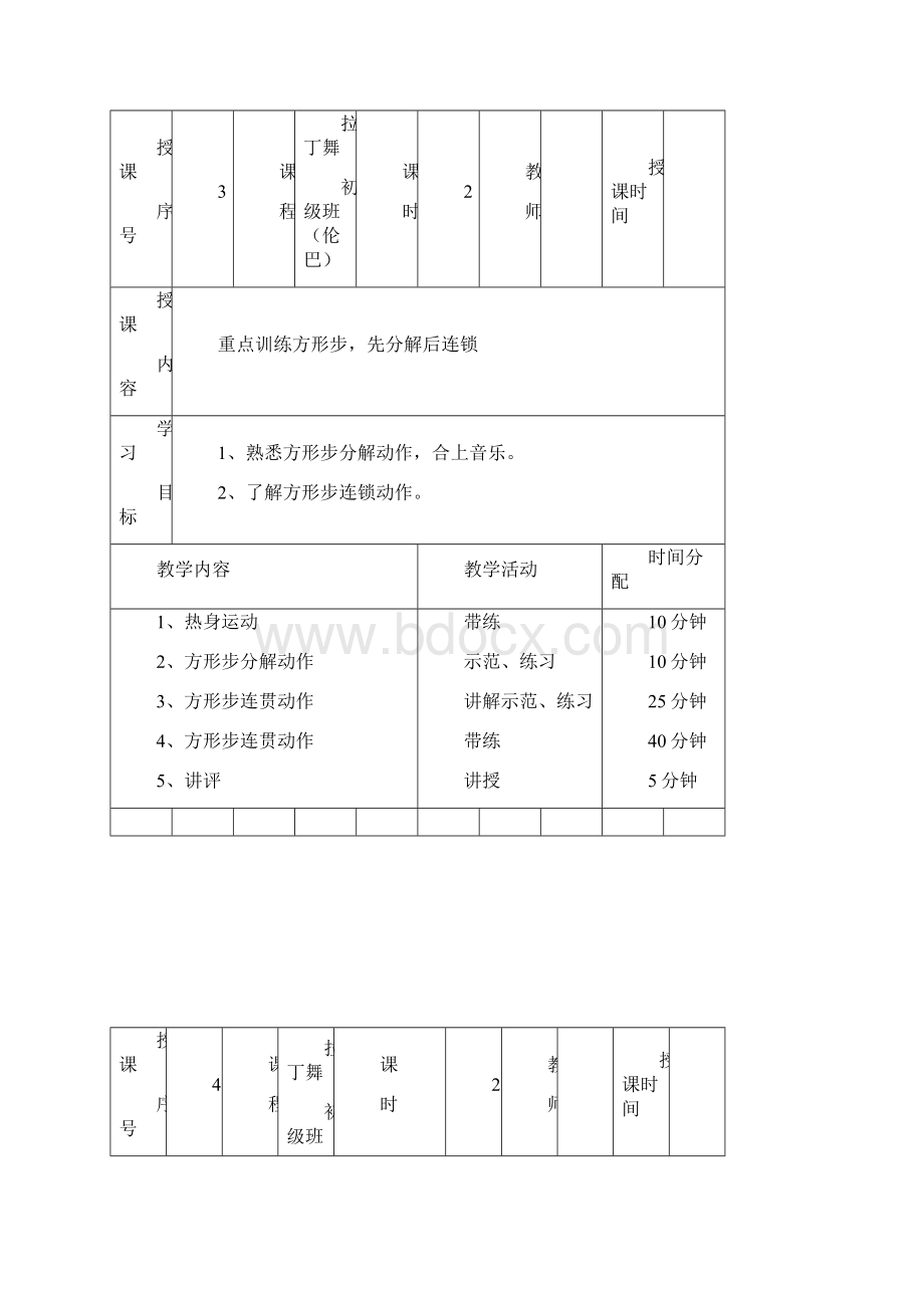 少儿初级班拉丁舞教案.docx_第3页