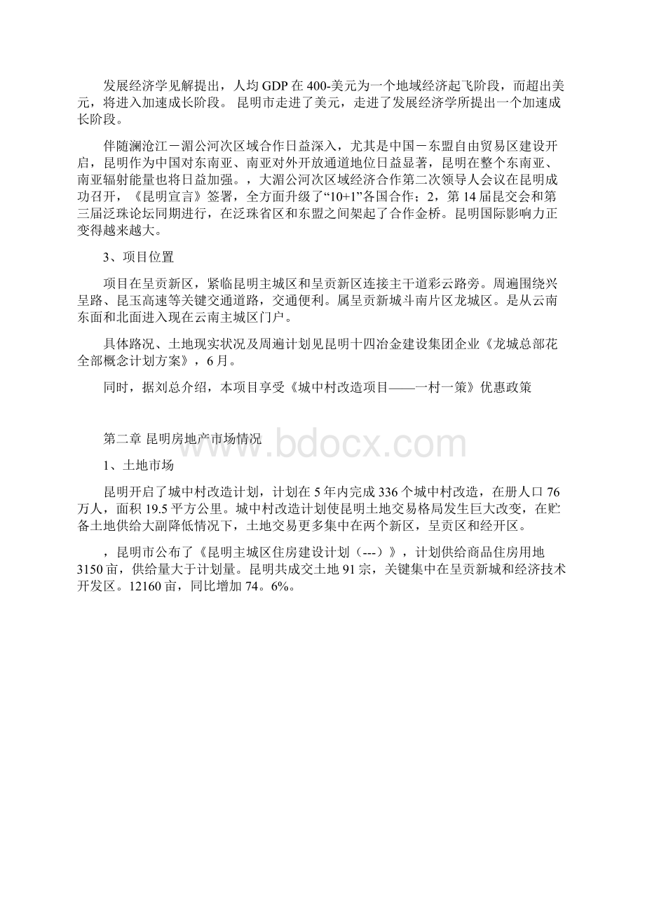 昆明项目市场调研报告样本Word格式.docx_第2页