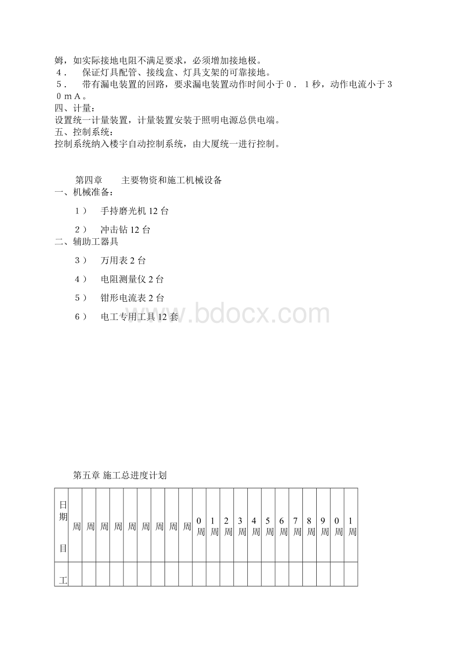 沧州某酒店夜景照明工程施工组织设计.docx_第3页