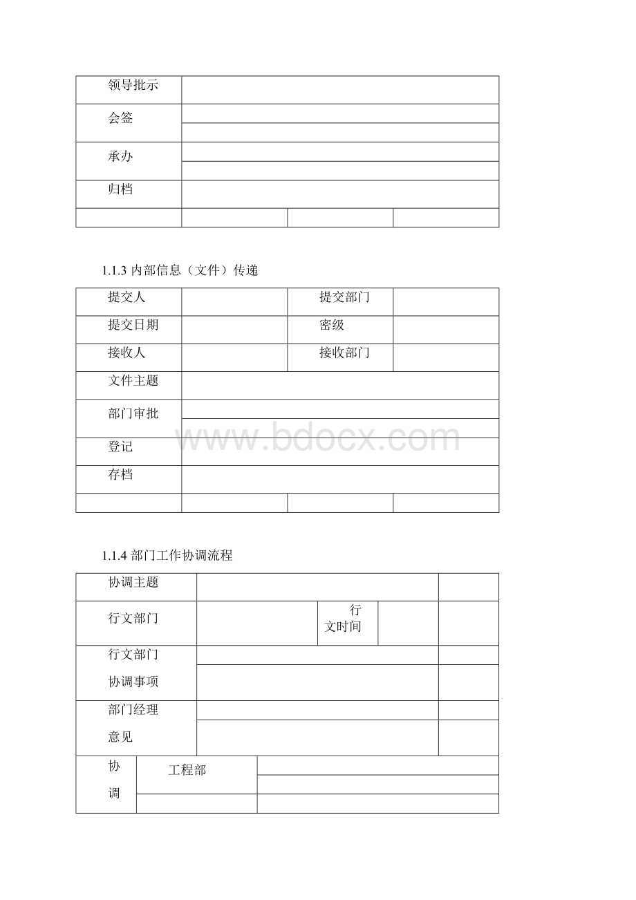 OA工作流各种表单模版.docx_第2页