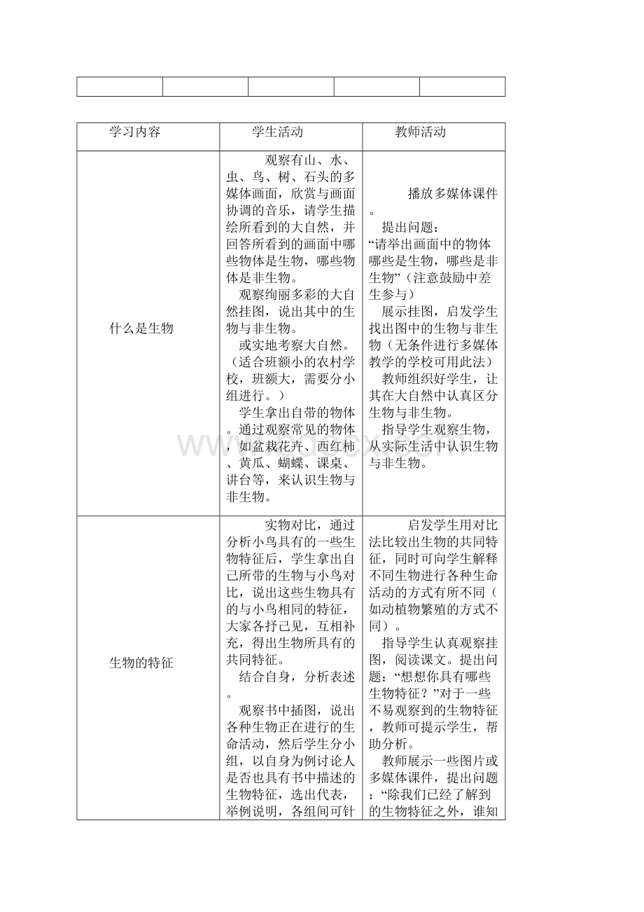 生物课时教案第一单元.docx_第2页