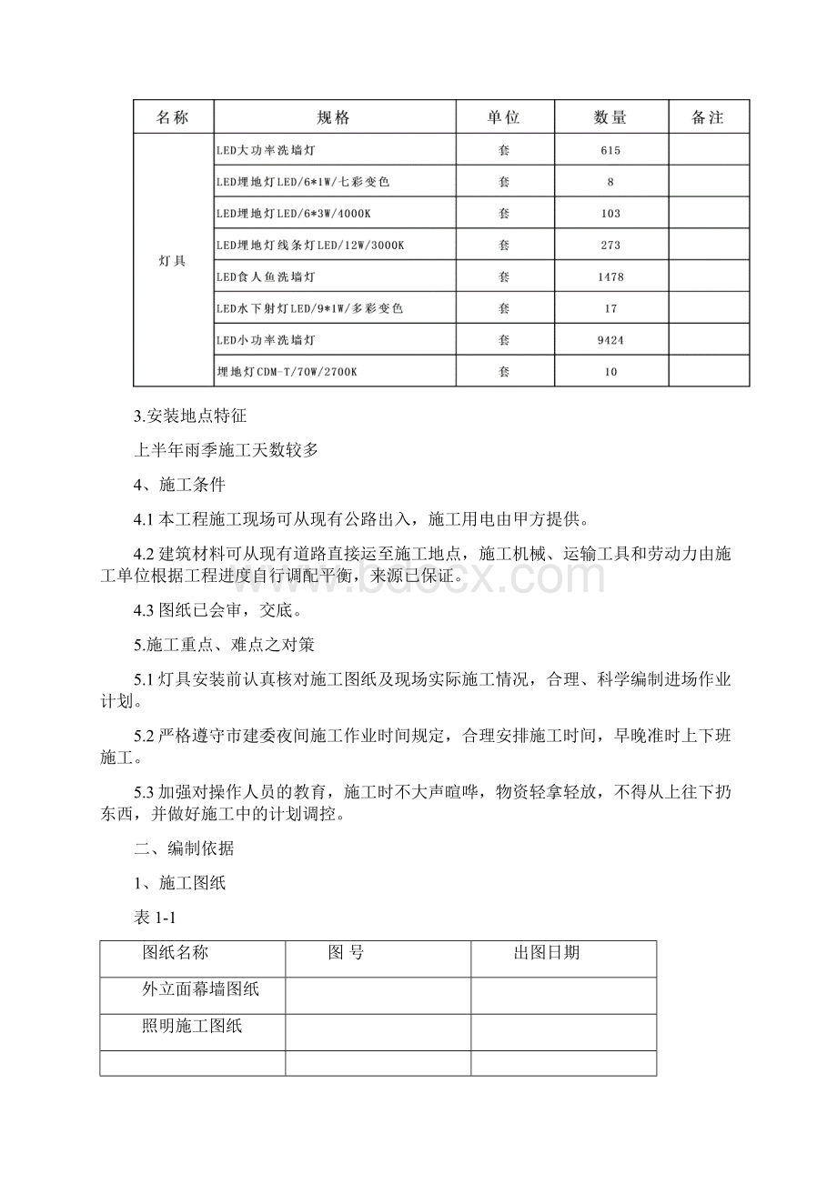 景观照明亮化施工方案参考.docx_第2页