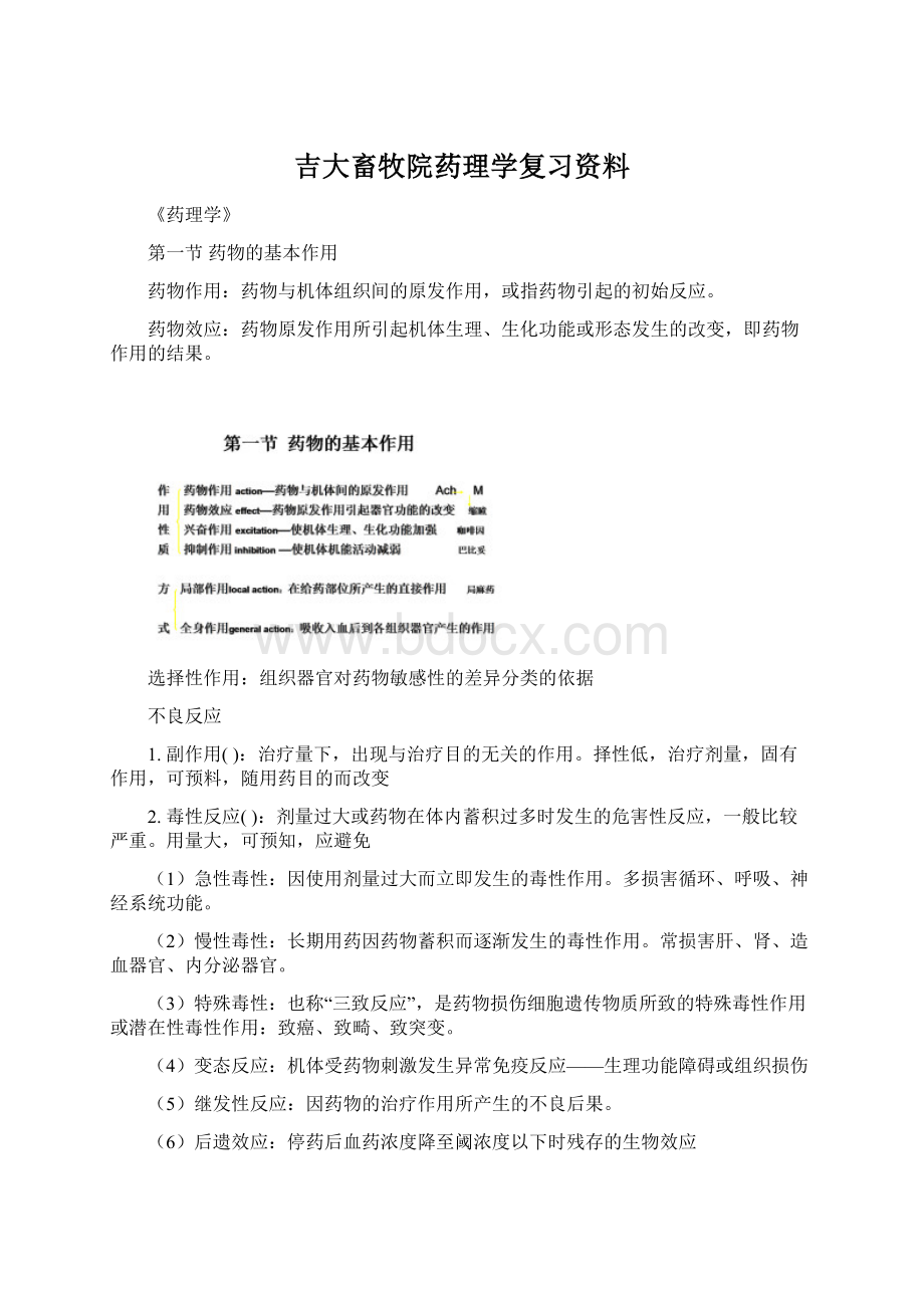 吉大畜牧院药理学复习资料.docx_第1页