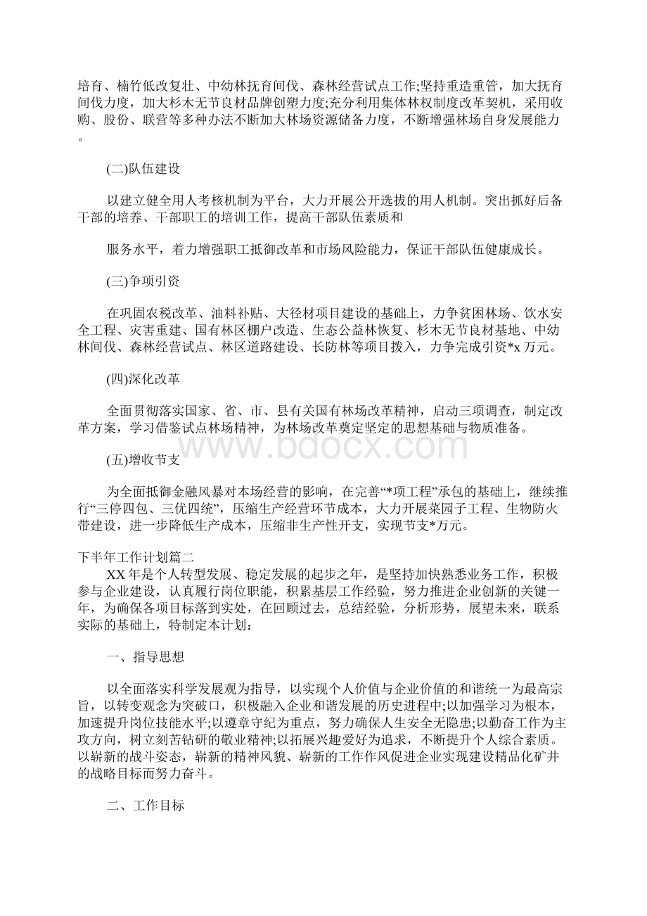 下半年工作计划和提升方向.docx_第2页