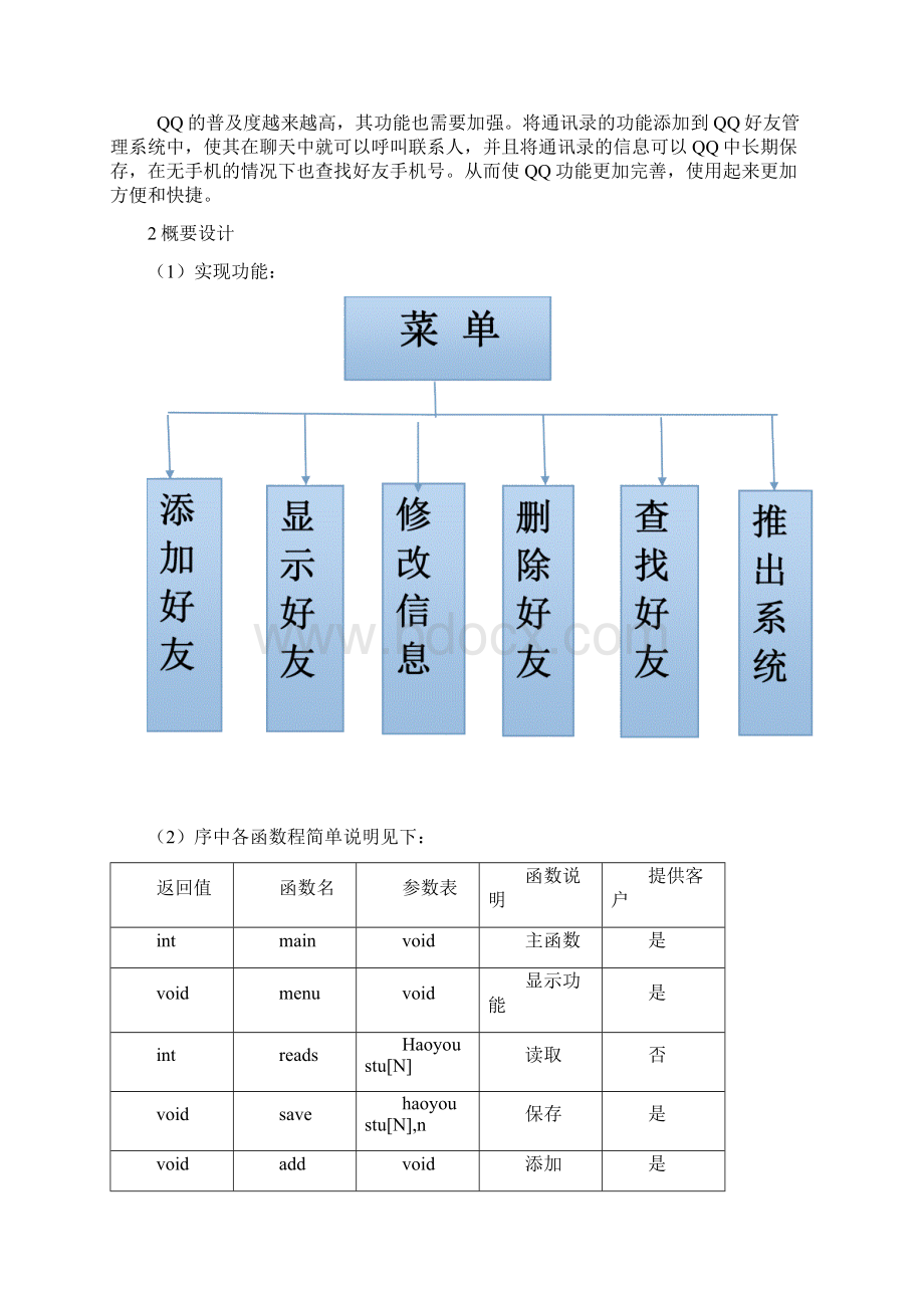 C语言qq好友管理系统课程设计.docx_第3页