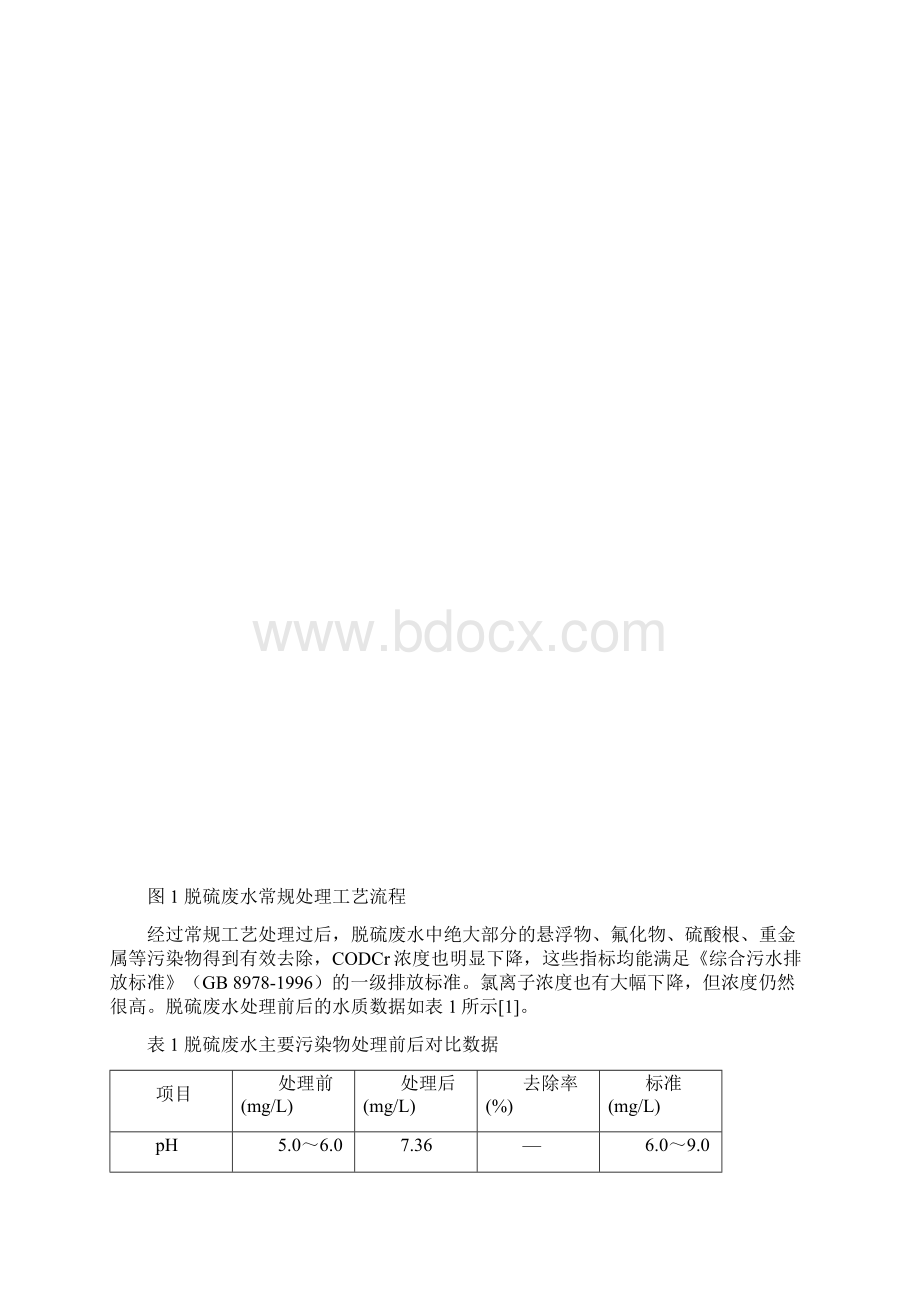 脱硫废水反渗透深度处理工艺.docx_第2页