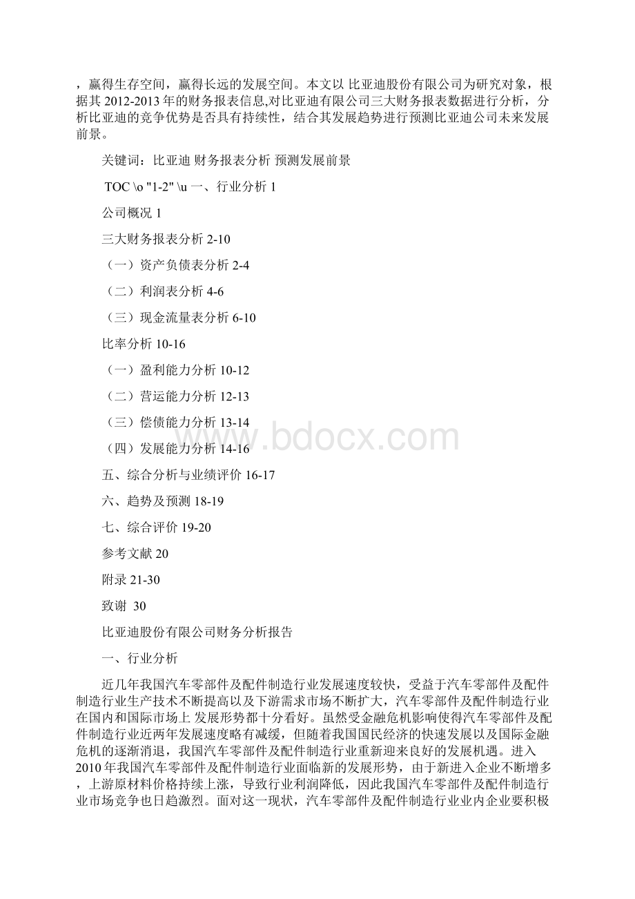 比亚迪财务分析报告.docx_第2页