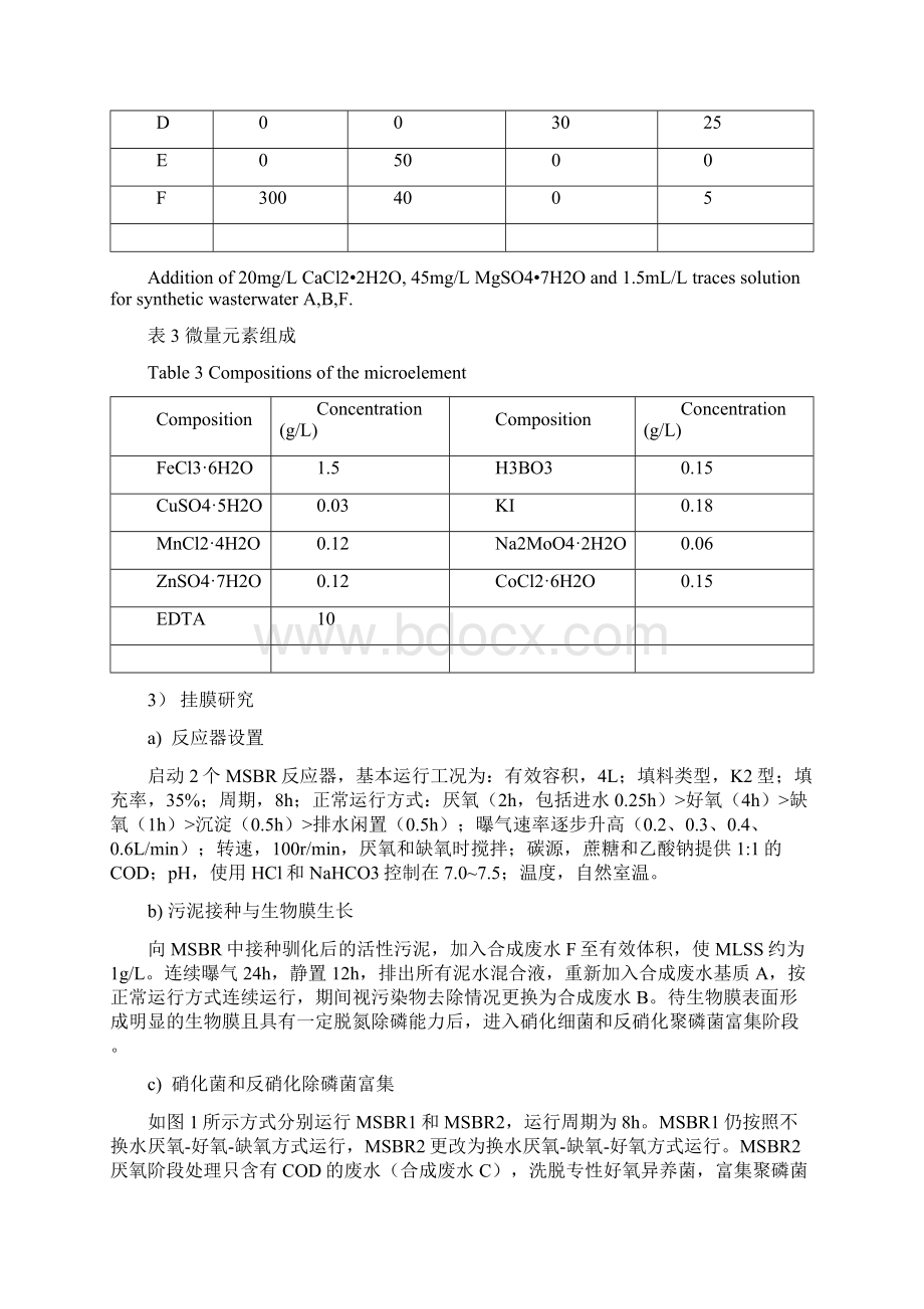 移动床生物膜反应器脱氮除磷数学模拟实验方案.docx_第3页